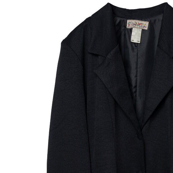 Ragazzo (Italy) Twill Wide Notch Lapel Swagger Coat - Picture 5 of 10